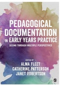 Cover: Pedagogical Documentation in Early Years Practice - SAGE Publications Ltd