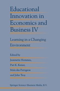 Cover: Educational Innovation in Economics and Business IV - Springer