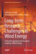 Cover: Long-term Research Challenges in Wind Energy - A Research Agenda by the European Academy of Wind Energy - Springer