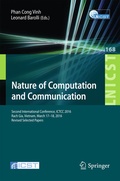 Cover: Nature of Computation and Communication - Springer