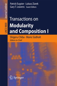 Enlarge image Cover: Transactions on Modularity and Composition I - Springer
