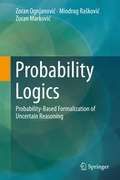 Cover: Probability Logics - Springer
