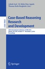 Cover: Case-Based Reasoning Research and Development - Springer