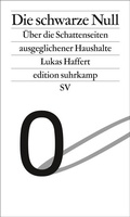 Cover: Die schwarze Null - Suhrkamp