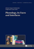 Cover: Phonology, its Faces and Interfaces - Peter Lang Verlag
