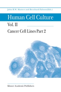 Enlarge image Cover: Cancer Cell Lines Part 2 - Kluwer Academic Publishers