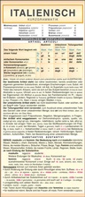 Cover: Leporello: Italienisch Kurzgrammatik - Die komplette Grammatik im &Uuml;berblick - Bange, C