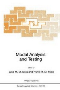 Enlarge image Cover: Modal Analysis and Testing - Kluwer Academic Publishers