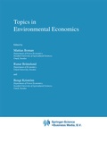 Cover: Topics in Environmental Economics - Kluwer Academic Publishers