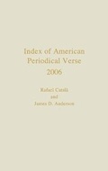 Cover: Index of American Periodical Verse 2006 - Scarecrow Press