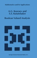 Cover: Boolean Valued Analysis - Kluwer Academic Publishers