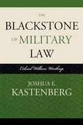 Cover: The Blackstone of Military Law - Scarecrow Press