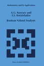Cover: Boolean Valued Analysis - Springer