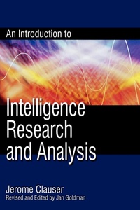 Enlarge image Cover: An Introduction to Intelligence Research and Analysis - Scarecrow Press