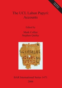 Enlarge image Cover: The UCL Lahun Papyri - BAR Publishing