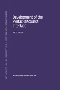 Abbildung von: Development of the Syntax-Discourse Interface - Springer