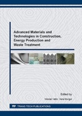Cover: Advanced Materials and Technologies in Construction, Energy Production and Waste Treatment - Trans Tech Publications Ltd