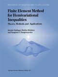 Cover: Finite Element Method for Hemivariational Inequalities - Springer