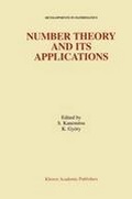 Cover: Number Theory and Its Applications - Springer