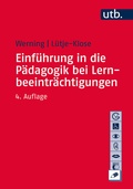 Cover: Einf&uuml;hrung in die P&auml;dagogik bei Lernbeeintr&auml;chtigungen - UTB
