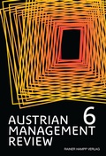 Cover: AUSTRIAN MANAGEMENT REVIEW - Edition Rainer Hampp