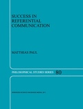 Cover: Success in Referential Communication - Springer