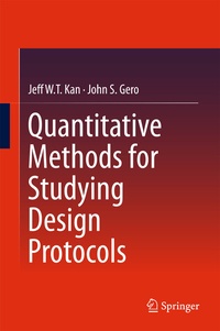 Enlarge image Cover: Quantitative Methods for Studying Design Protocols - Springer