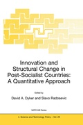 Cover: Innovation and Structural Change in Post-Socialist Countries: A Quantitative Approach - Springer