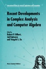 Cover: Recent Developments in Complex Analysis and Computer Algebra - Kluwer Academic Publishers