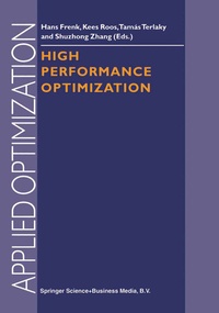 Abbildung von: High Performance Optimization - Kluwer Academic Publishers