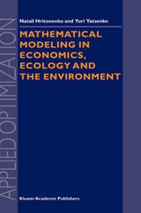 Abbildung von: Mathematical Modeling in Economics, Ecology and the Environment - Kluwer Academic Publishers