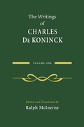 Cover: The Writings of Charles De Koninck - University of Notre Dame Press