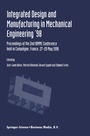 Cover: Integrated Design and Manufacturing in Mechanical Engineering '98 - Springer
