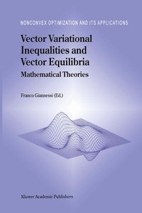 Enlarge image Cover: Vector Variational Inequalities and Vector Equilibria - Springer
