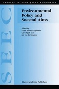 Cover: Environmental Policy and Societal Aims - Kluwer Academic Publishers