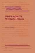 Cover: Breadth and Depth of Semantic Lexicons - Springer