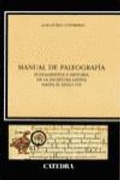 Abbildung von: Manual paleografía : fundamentos e historia de la escritura latina hasta el siglo VIII - Ediciones Cátedra