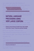 Cover: Natural Language Processing Using Very Large Corpora - Springer