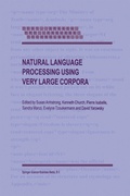 Cover: Natural Language Processing Using Very Large Corpora - Springer