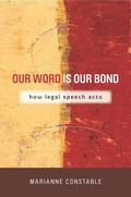 Cover: Our Word Is Our Bond - Stanford University Press
