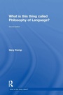 Cover: What is this thing called Philosophy of Language? - Routledge