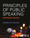 Cover: Principles of Public Speaking - Routledge