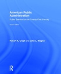 Cover: American Public Administration - Routledge