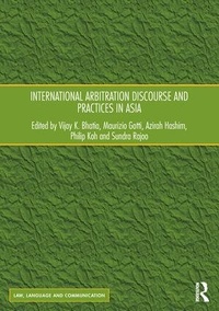 Enlarge image Cover: International Arbitration Discourse and Practices in Asia - Routledge