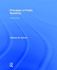 Enlarge image Cover: Principles of Public Speaking - Routledge