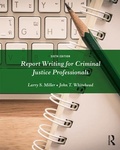 Cover: Report Writing for Criminal Justice Professionals - Routledge