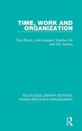 Cover: Time, Work and Organization - Routledge