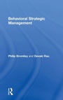 Cover: Behavioral Strategic Management - Routledge