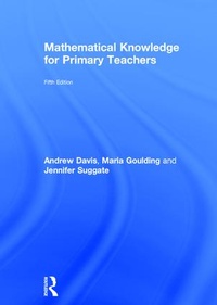 Enlarge image Cover: Mathematical Knowledge for Primary Teachers - Routledge