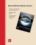 Cover: Looseleaf for Critical Thinking - McGraw-Hill Education